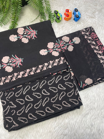 Jaipur pure cotton Unstitched suit
