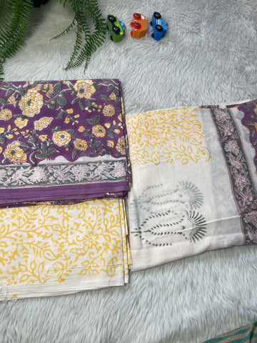Jaipur pure cotton Unstitched suits