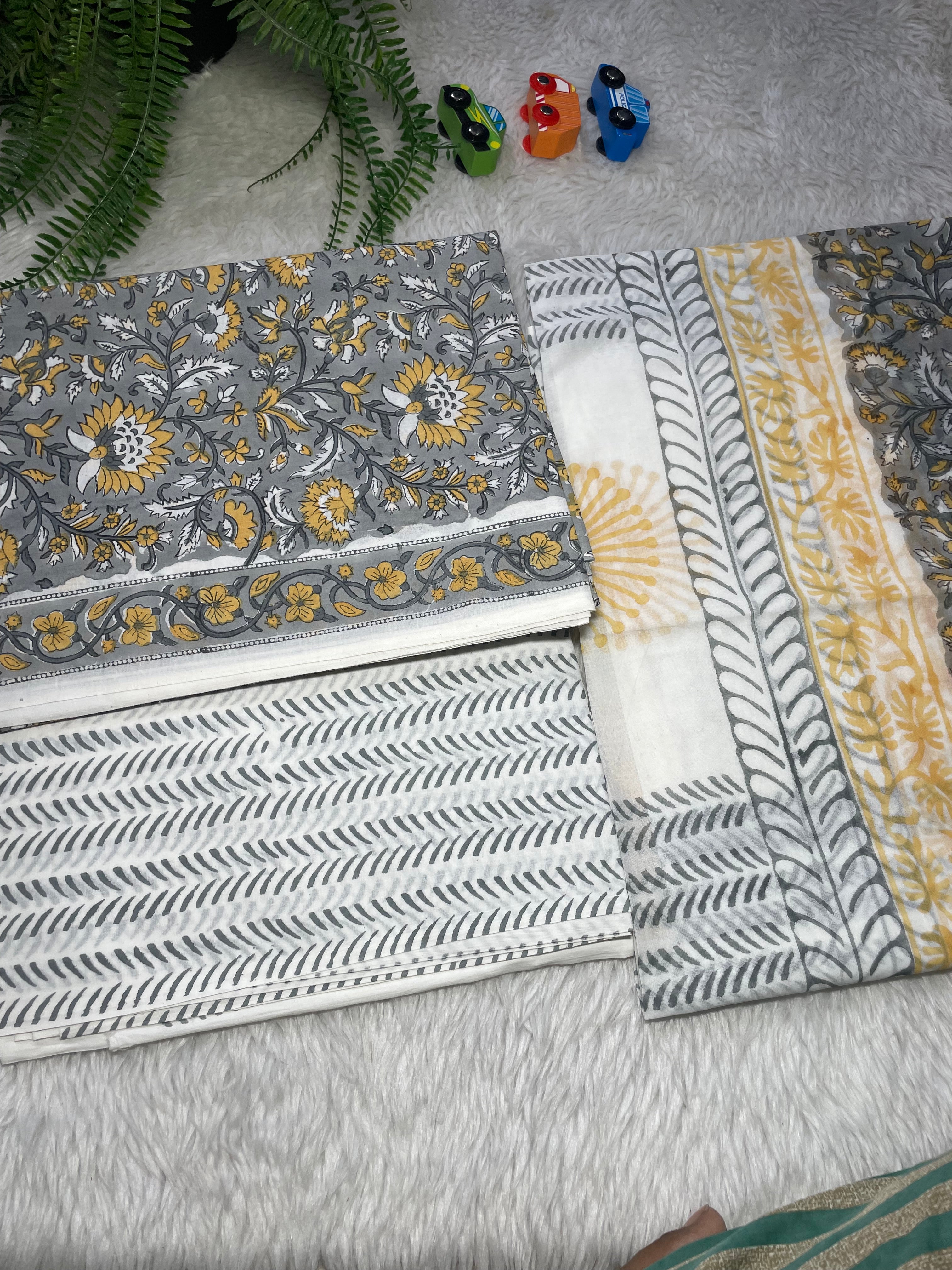 Jaipur pure cotton Unstitched suit