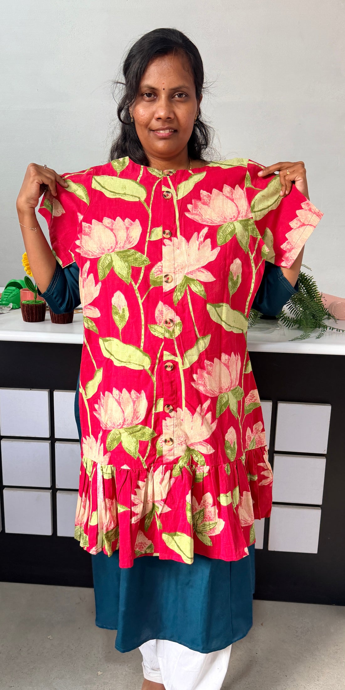 Premium Jaipur cotton with back button