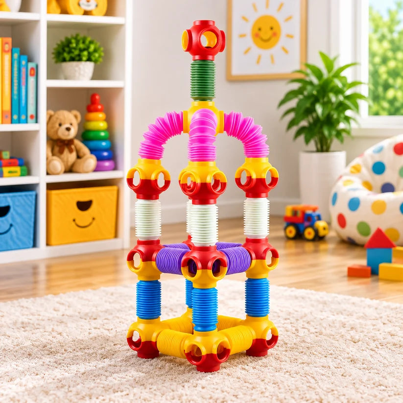 Pop Tubes Connecting Toy