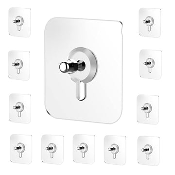 Adhesive Screw Hooks - Set of 5
