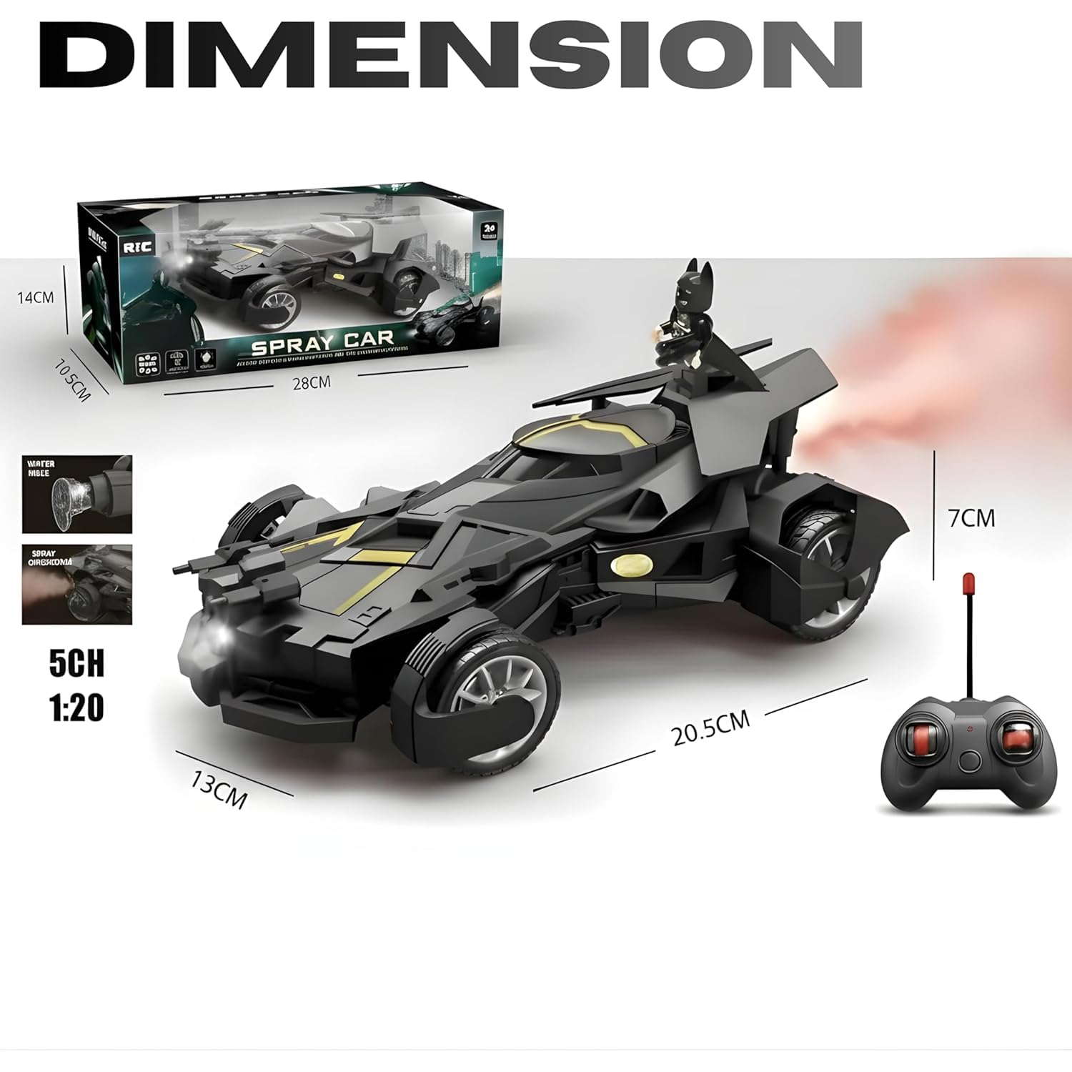 Batman Smoke Mist RC Car
