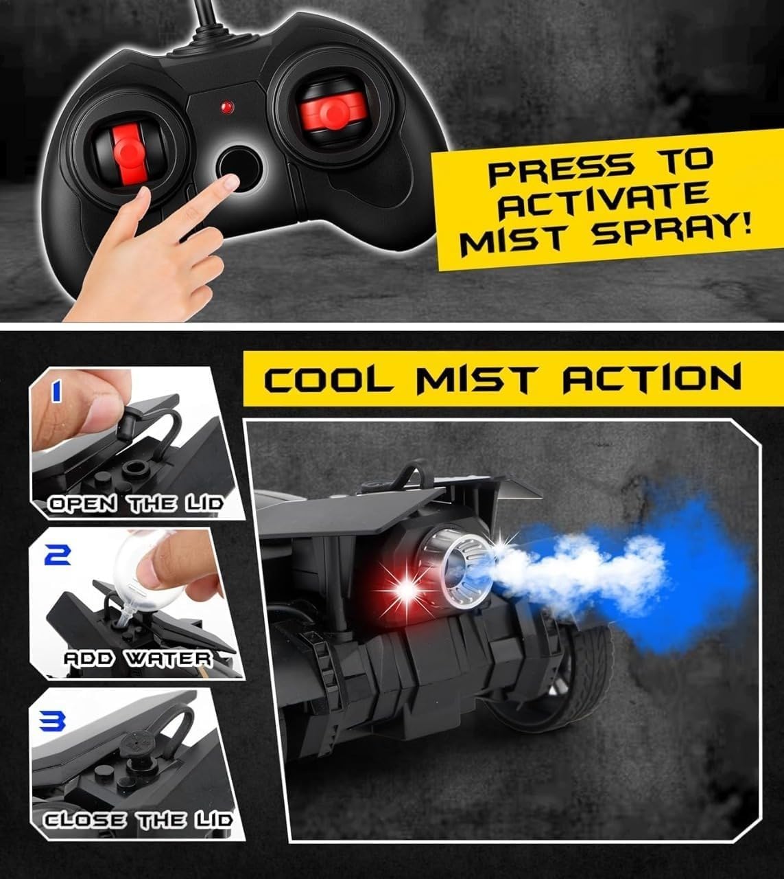 Batman Smoke Mist RC Car
