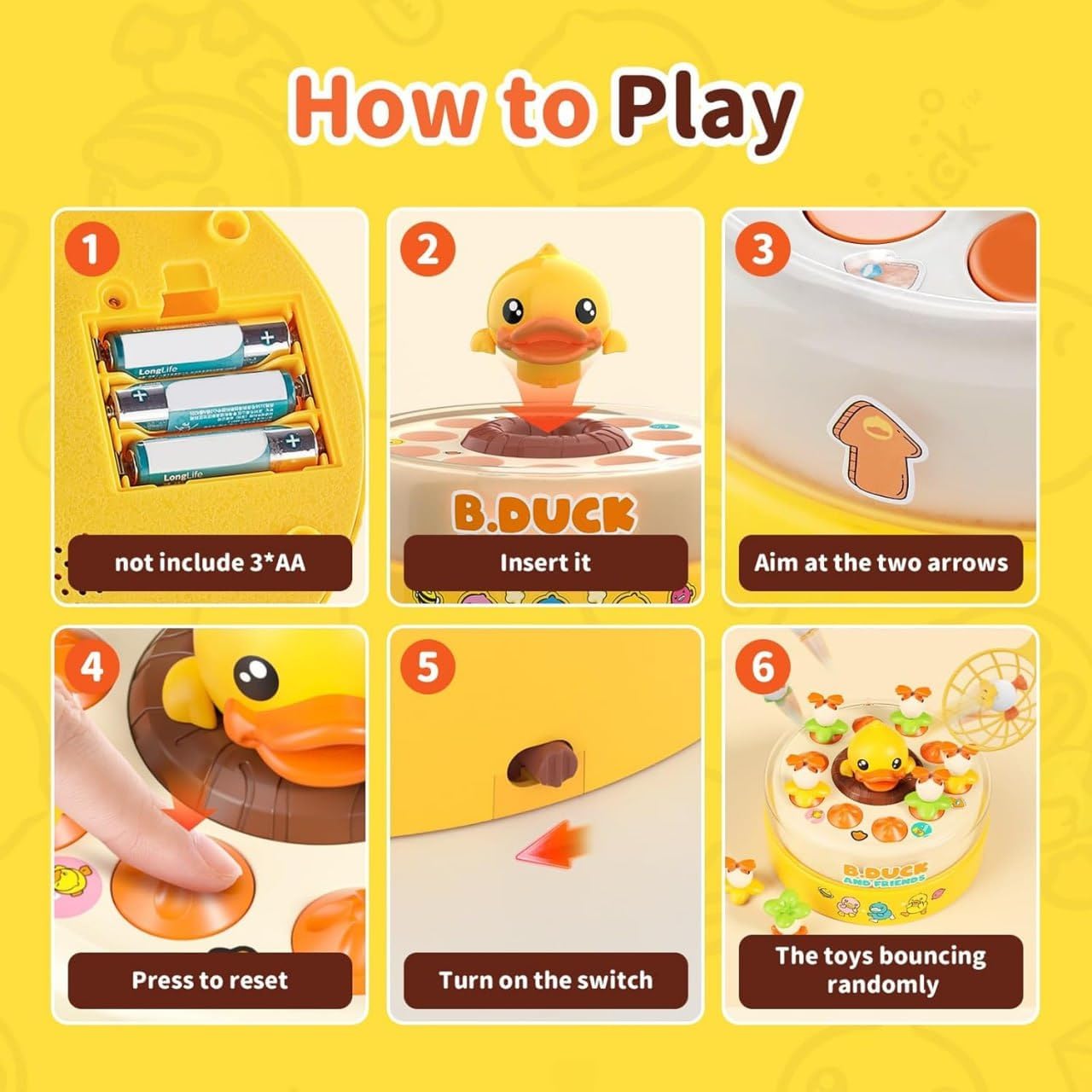 Duck Bounce and catch game