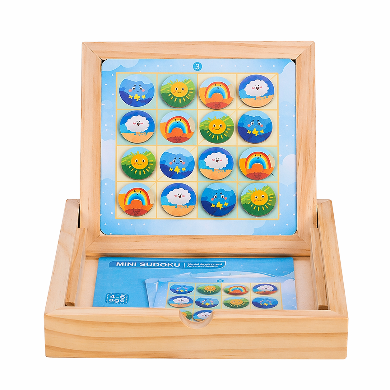 Magnetic Mini Sudoku game with writing board