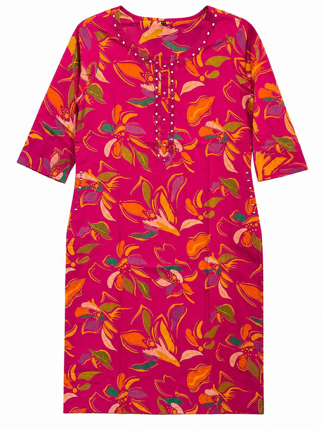 Premium Cotton Floral Print Kurti