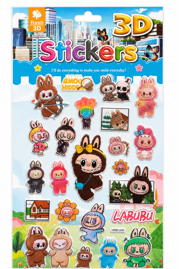 Premium 3D puffy sticker ( 1pc)