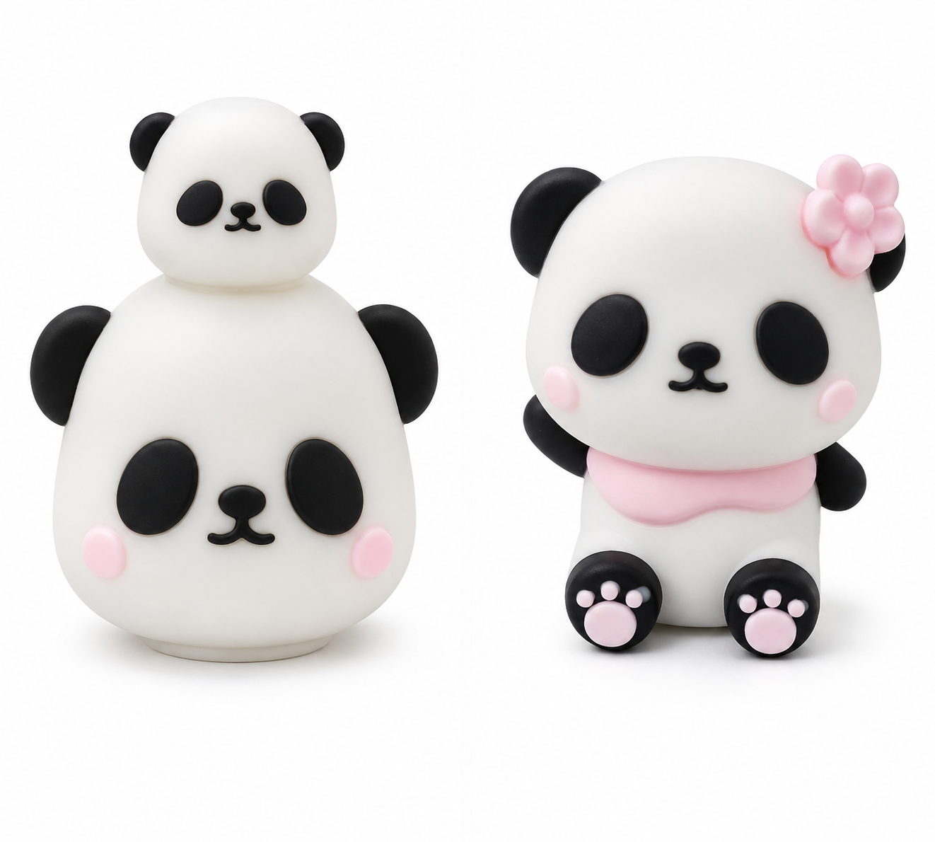 Cute Panda Eraser with Sharpener