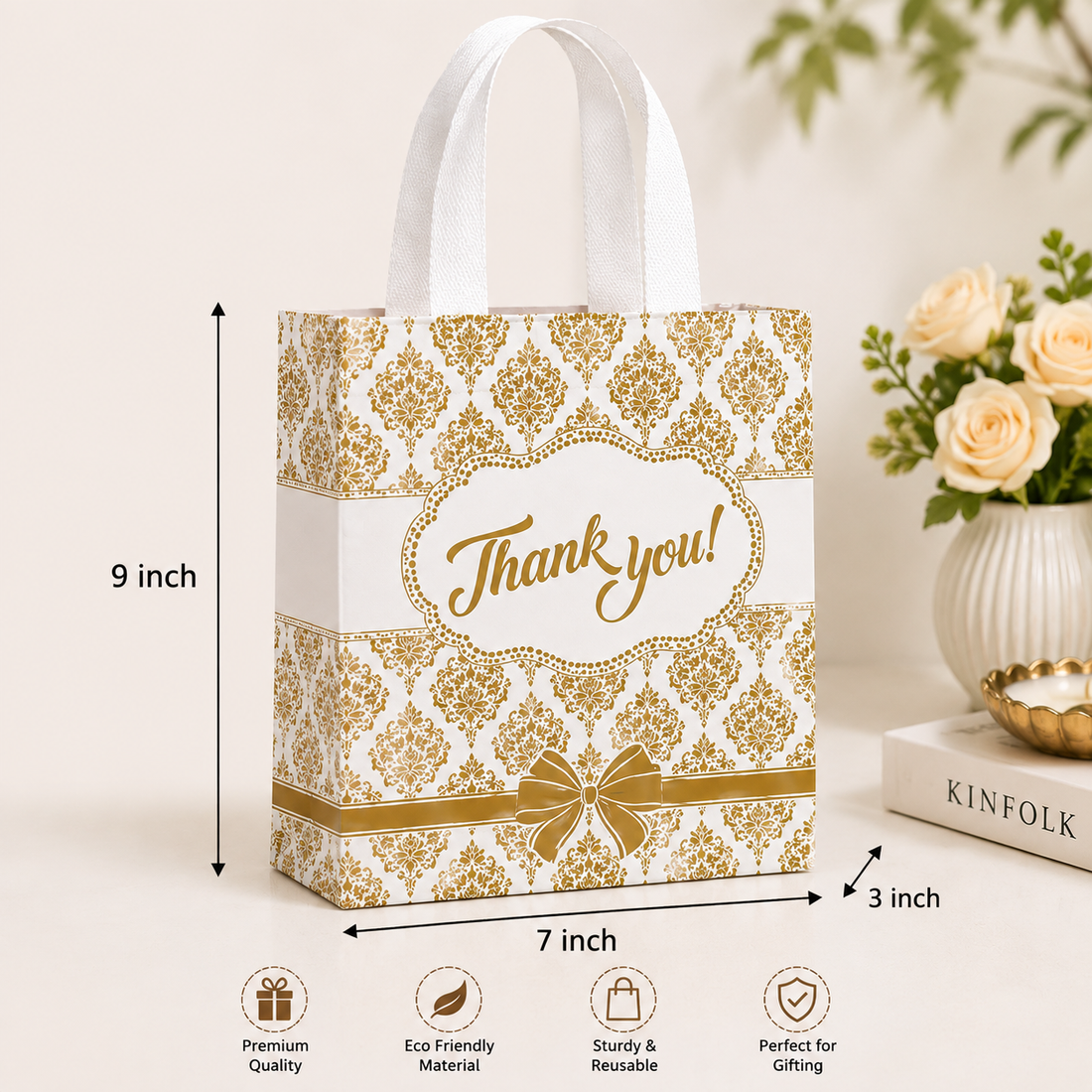 Golden Thank You Bag