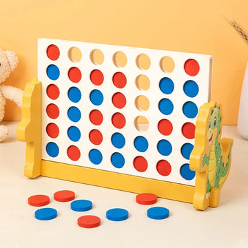 Wooden connect four