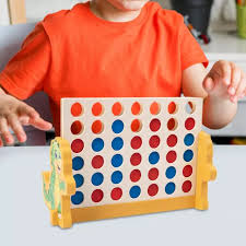 Wooden connect four