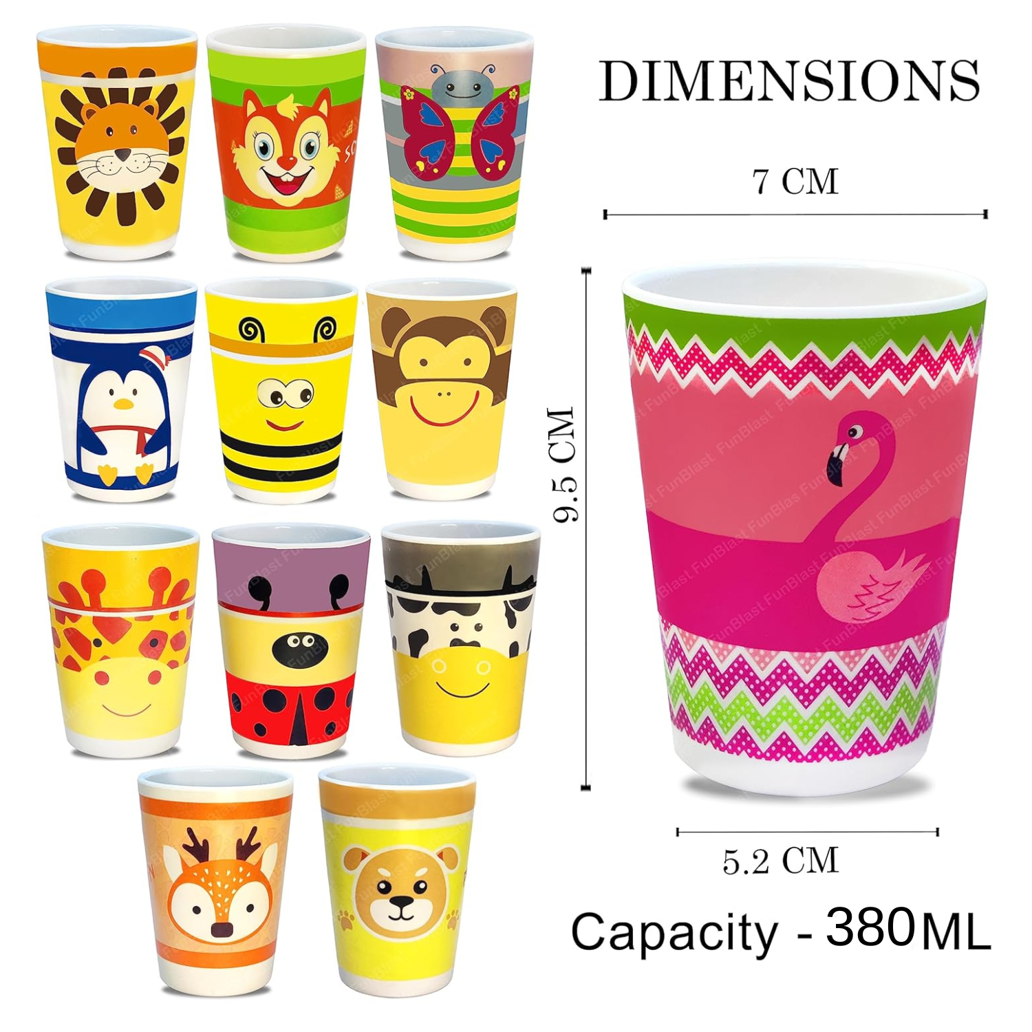 Bamboo Fiber Glasses –380 ML