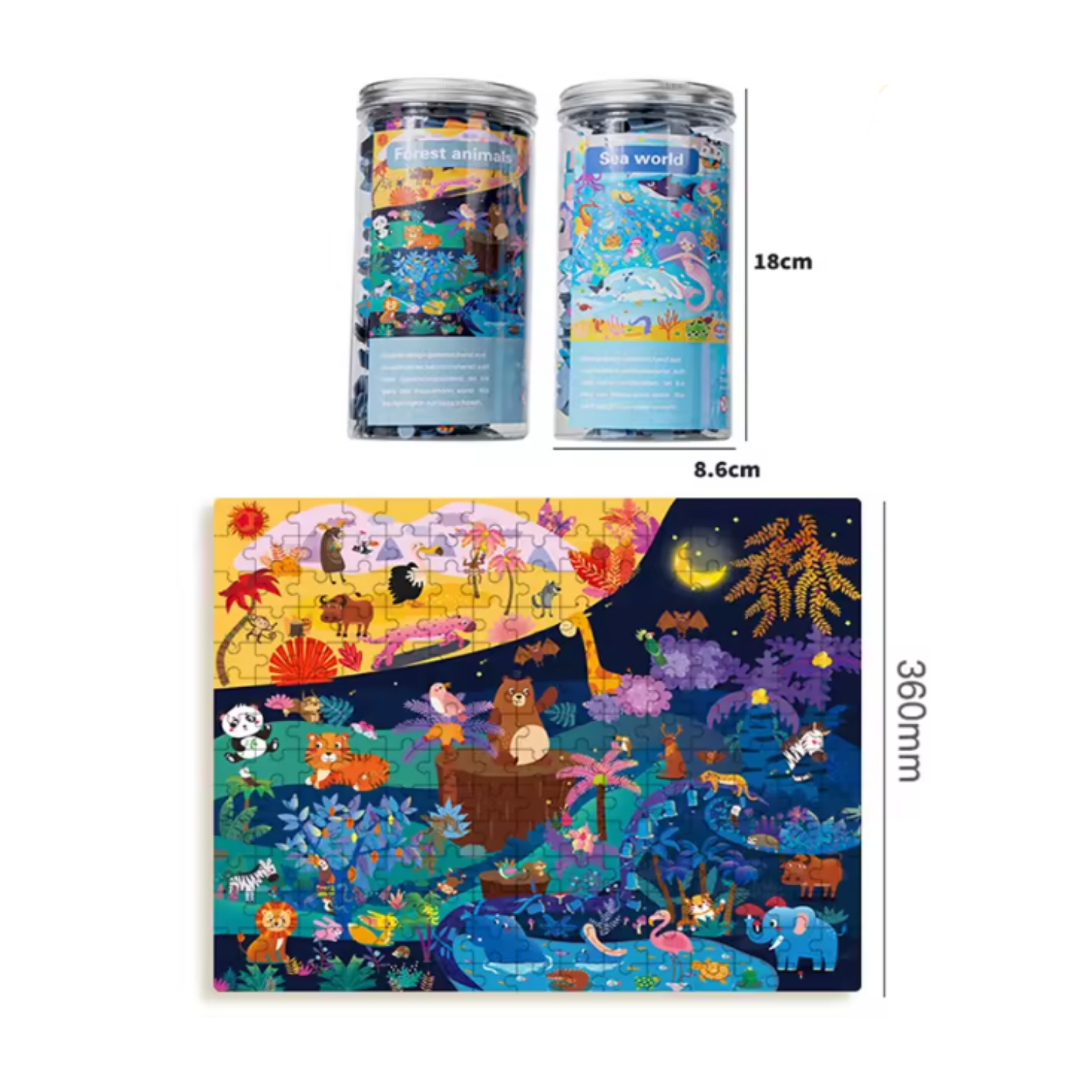 Tube Jigsaw Puzzles 210 pcs