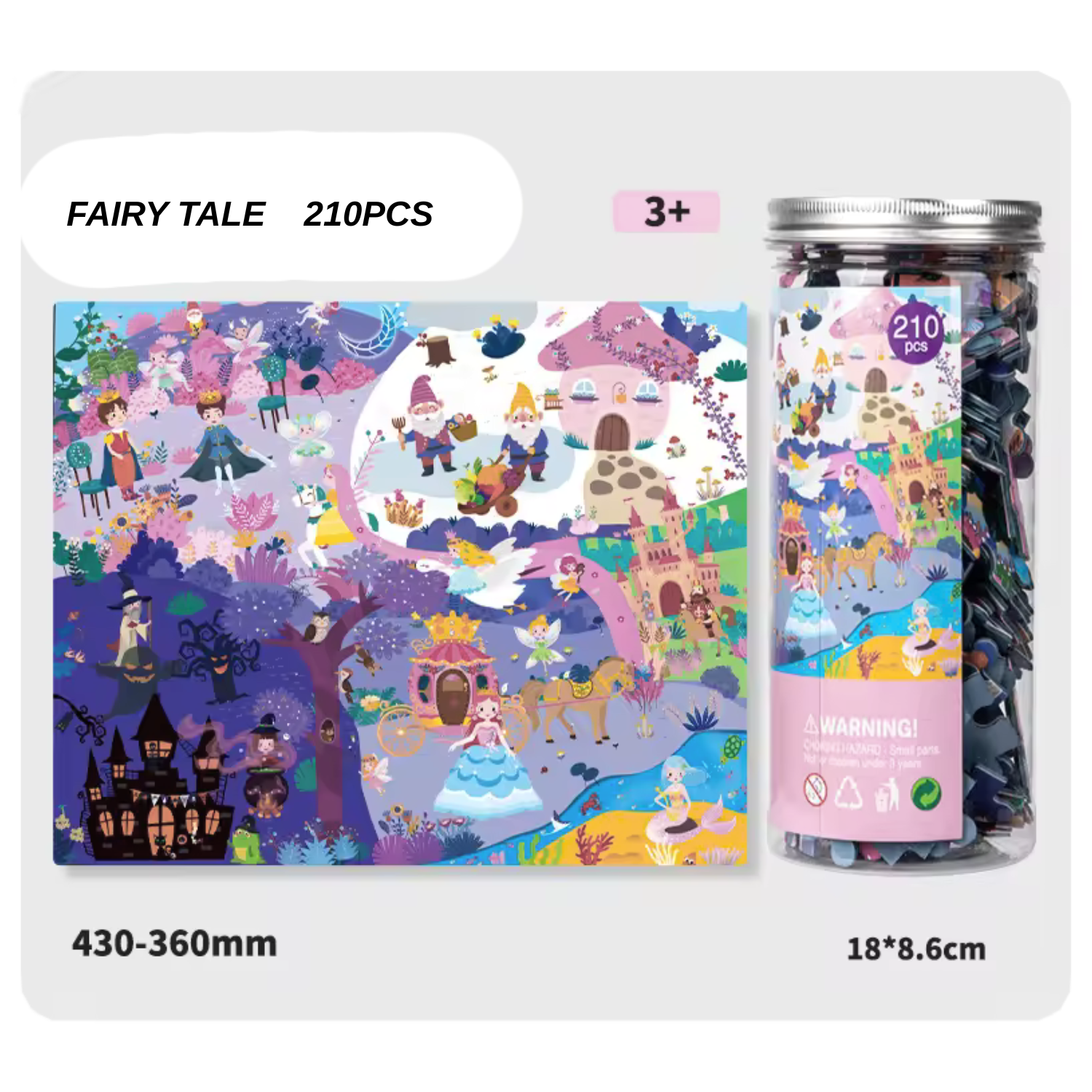 Tube Jigsaw Puzzles 210 pcs