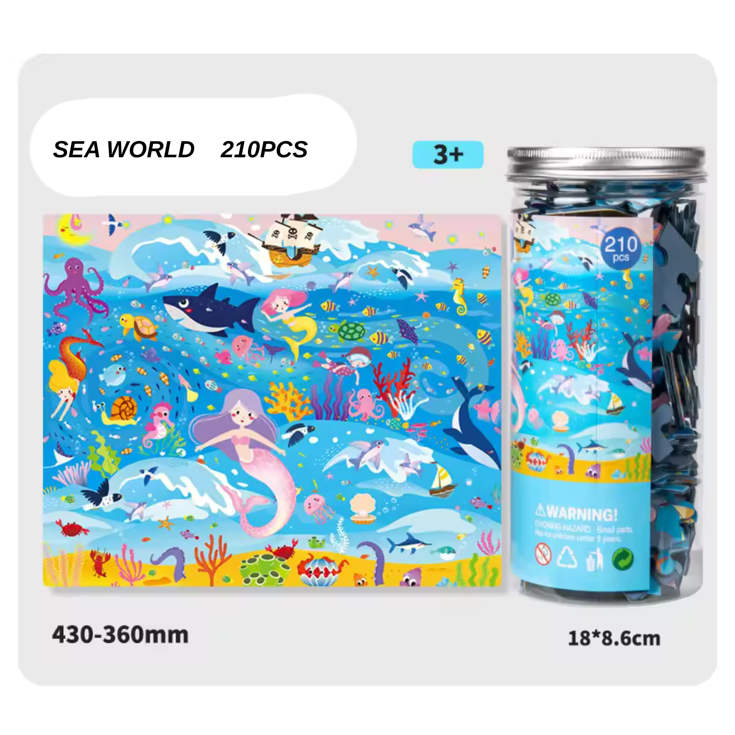 Tube Jigsaw Puzzles 210 pcs