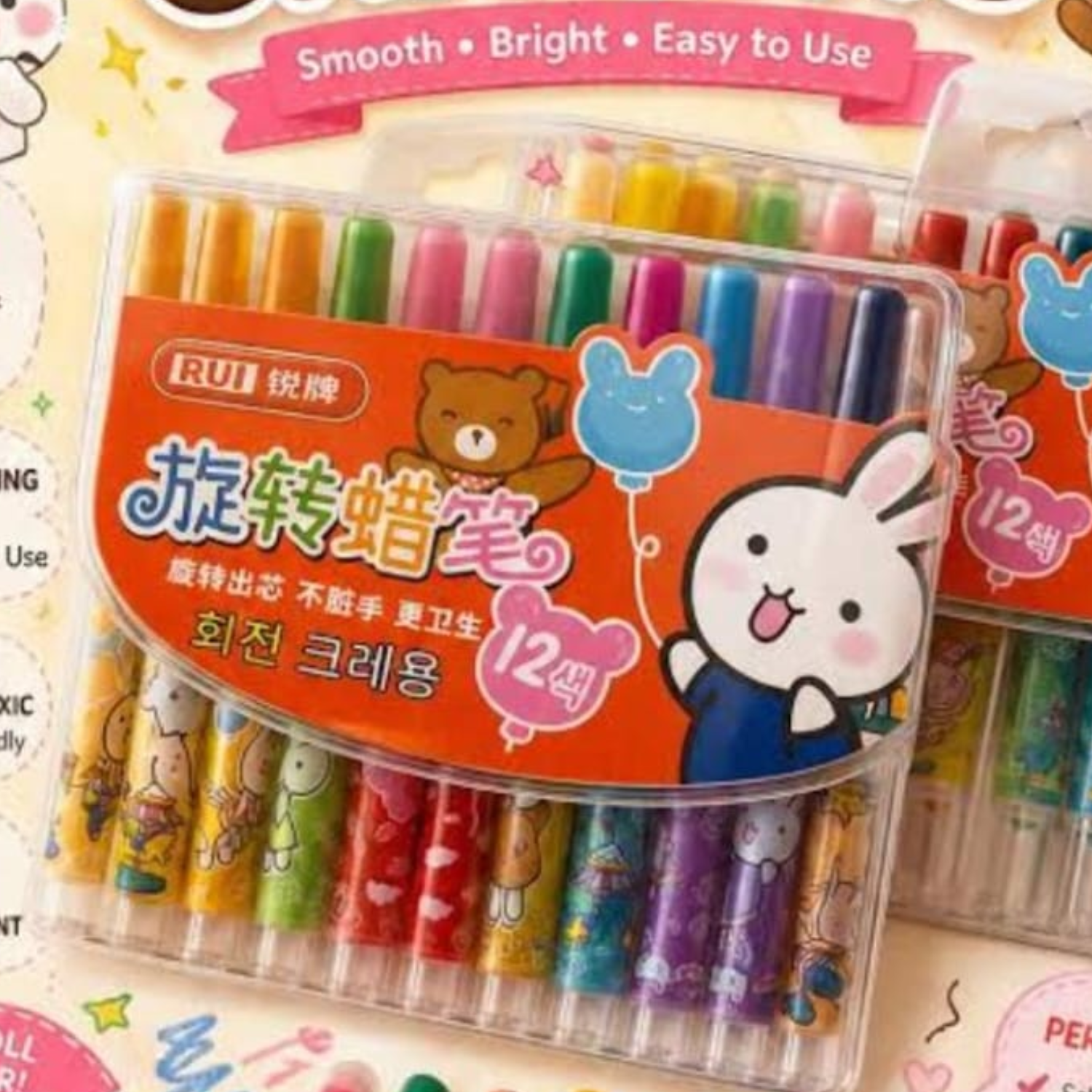 Twist crayons 12pcs