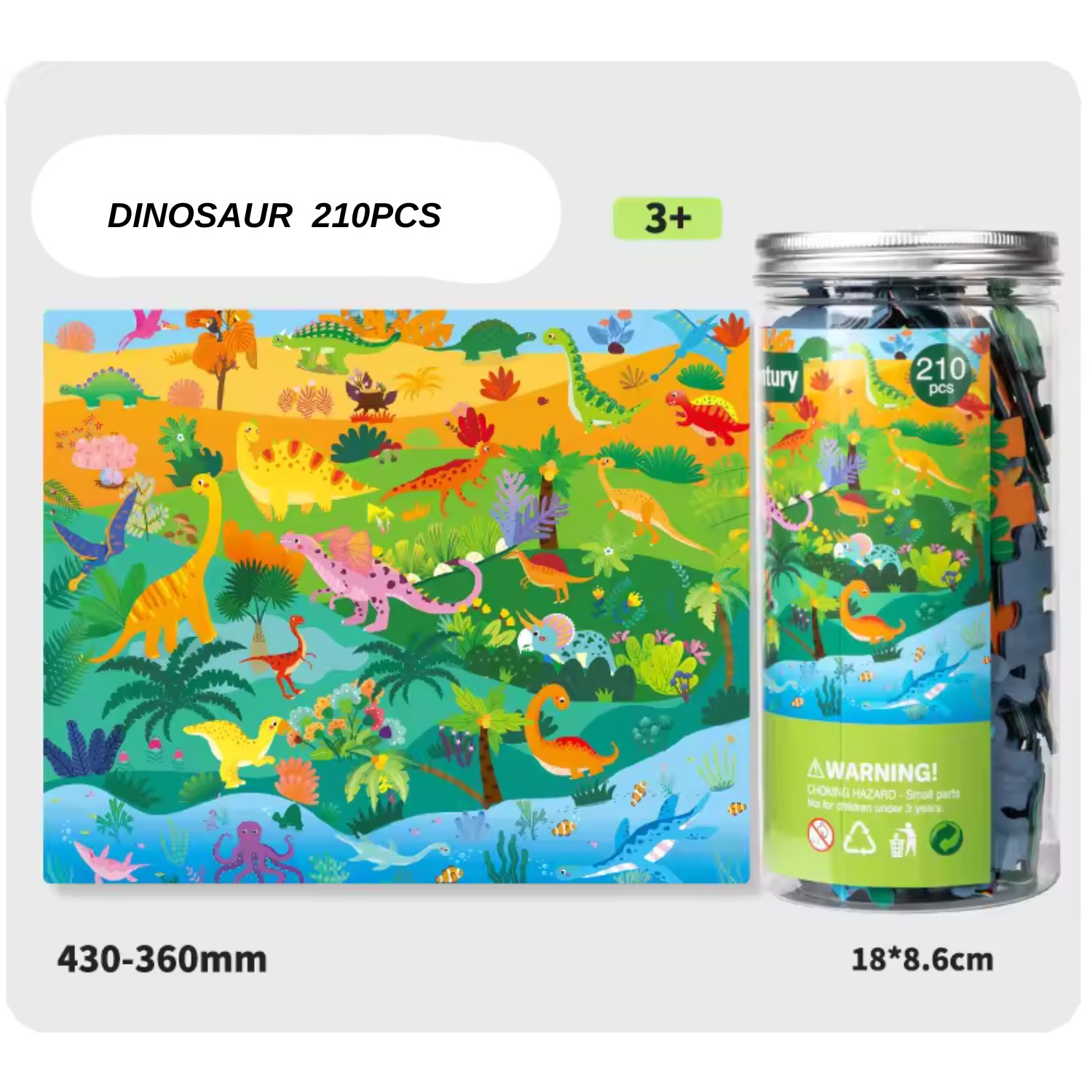Tube Jigsaw Puzzles 210 pcs