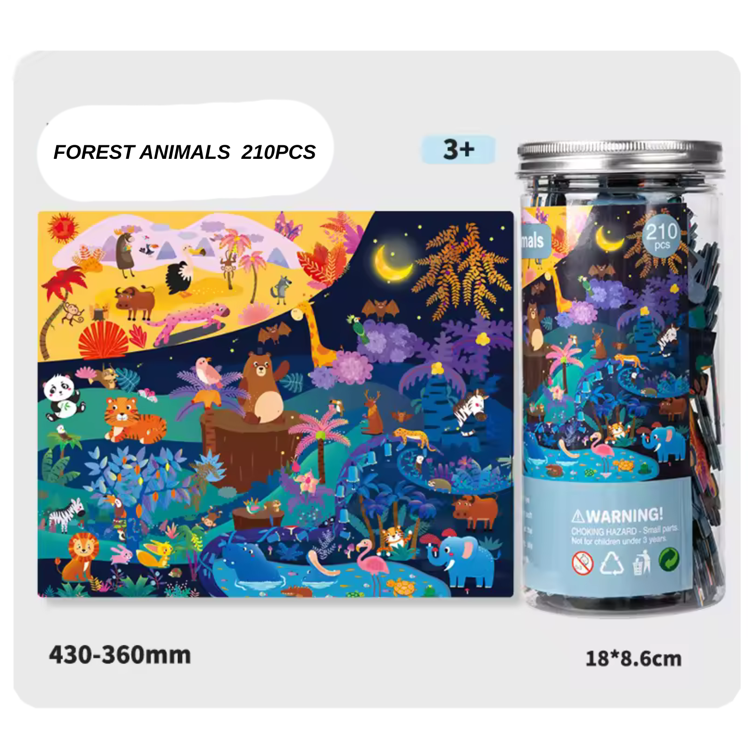 Tube Jigsaw Puzzles 210 pcs