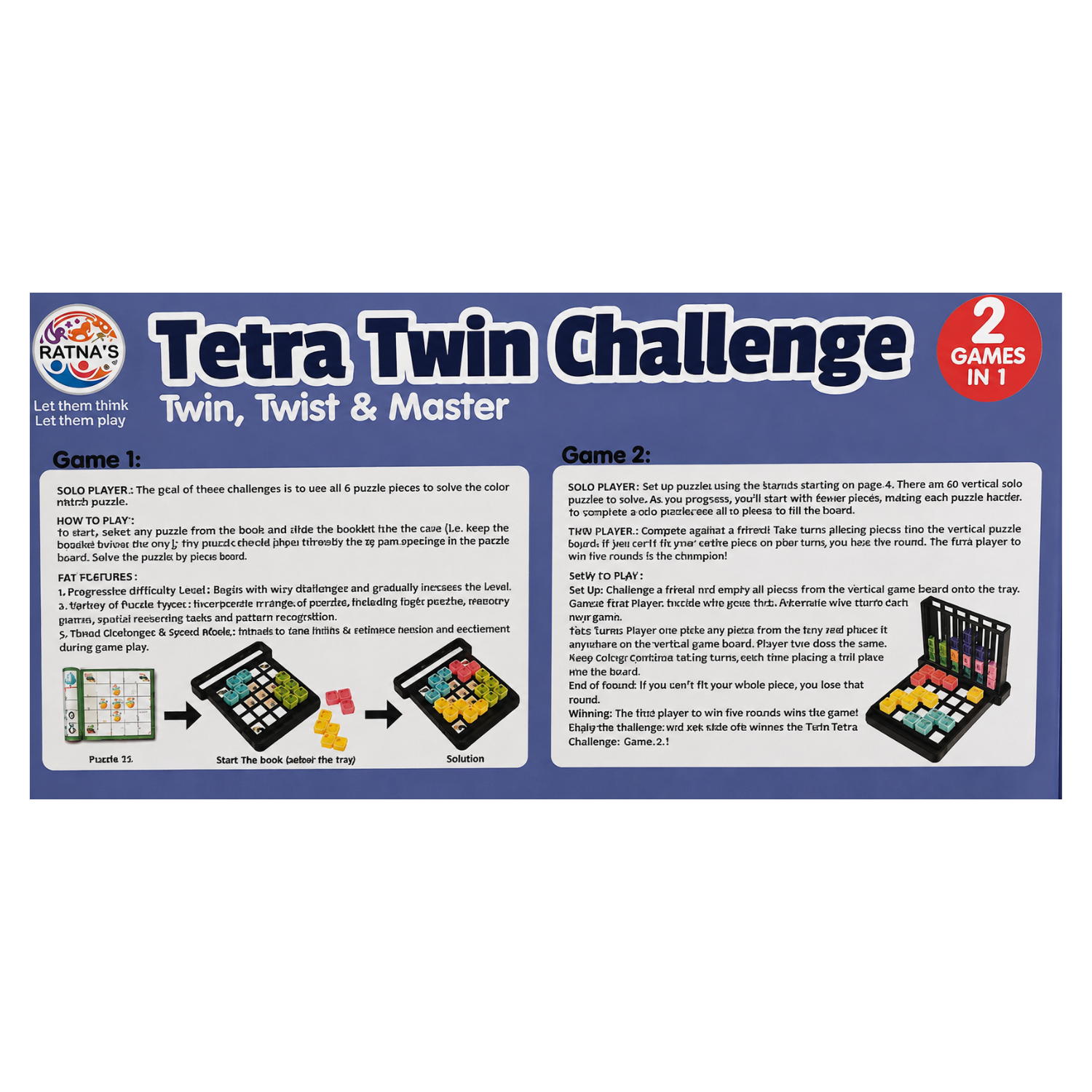 2 in 1 Tetra Twin Challenge