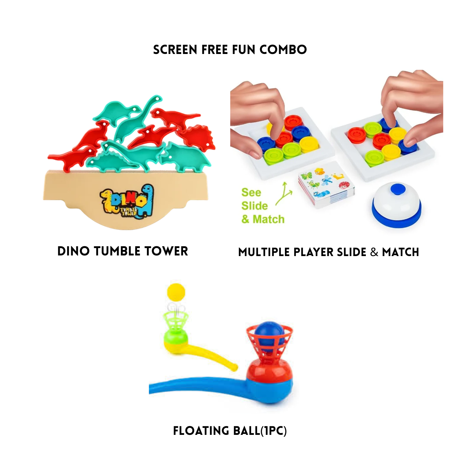 Screen free fun combo( set of 3 products)