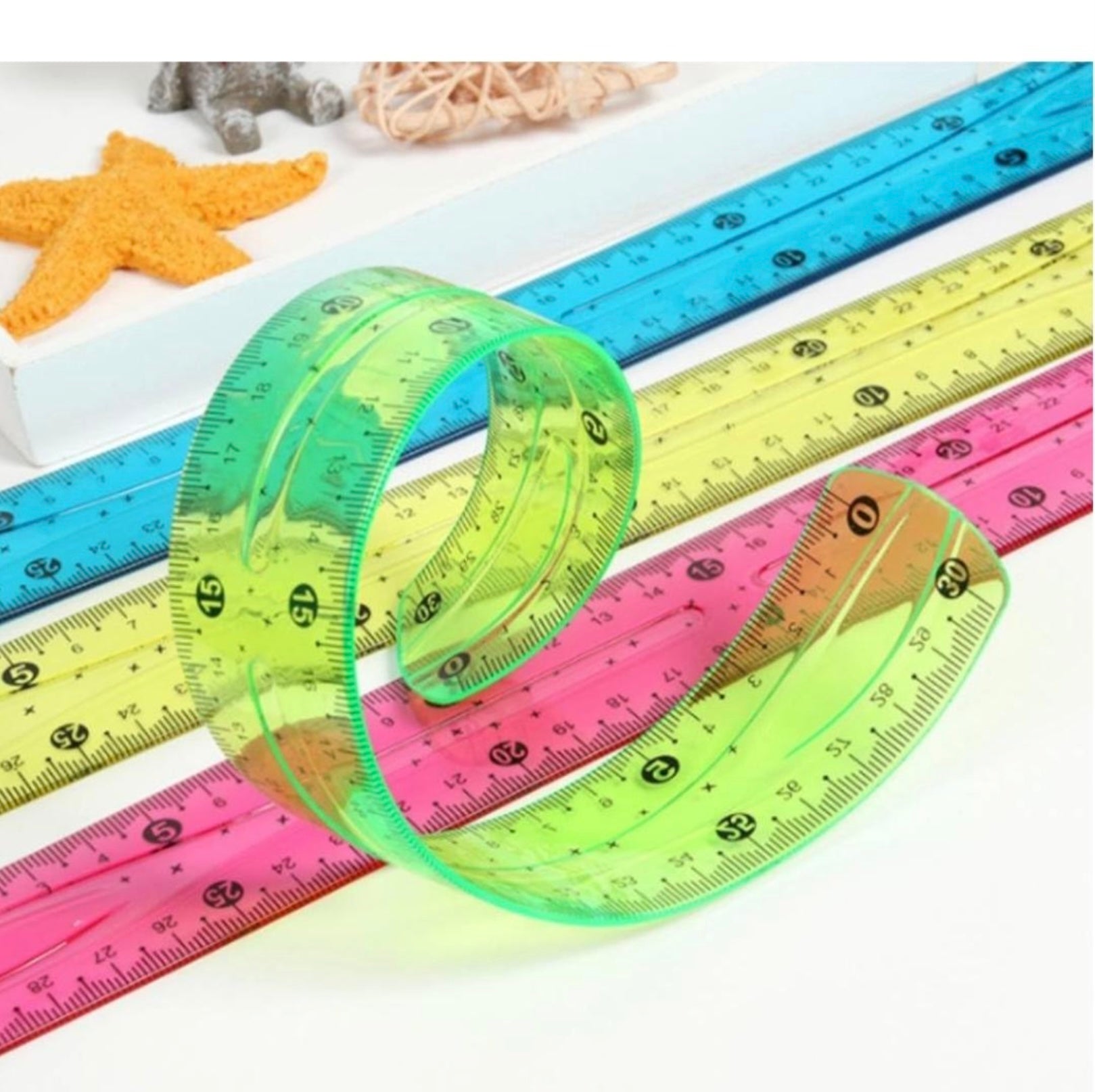 Flexible  silicon unbreakable ruler/Scale - 30Cm Scale