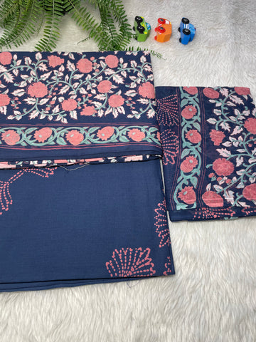Jaipur pure cotton Unstitched suit