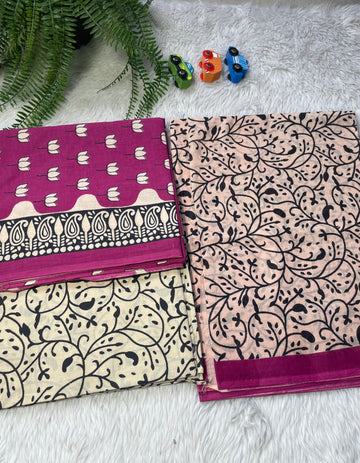Jaipur pure cotton Unstitched  suit