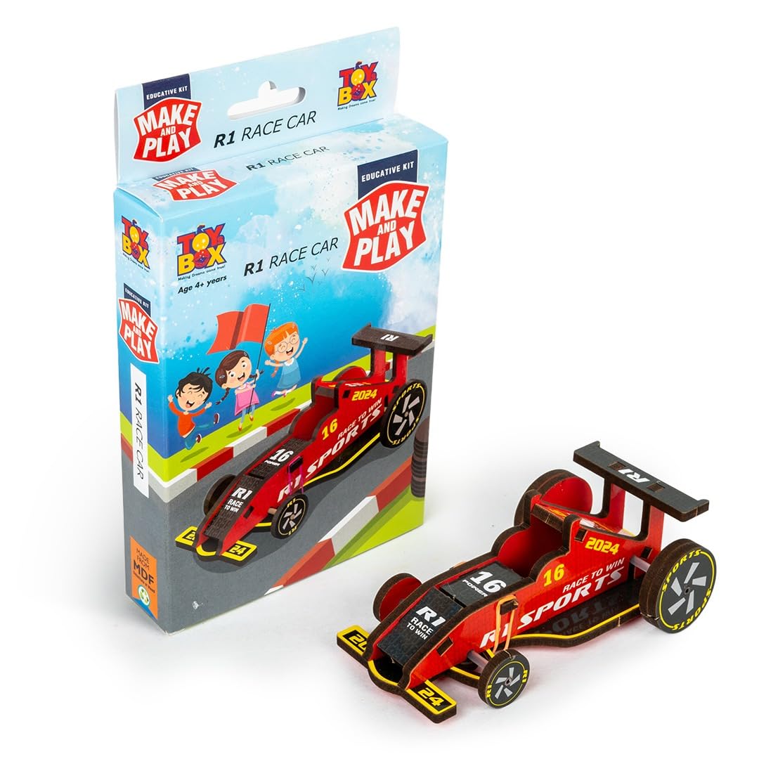DIY MAKE AND PLAY RACE CAR