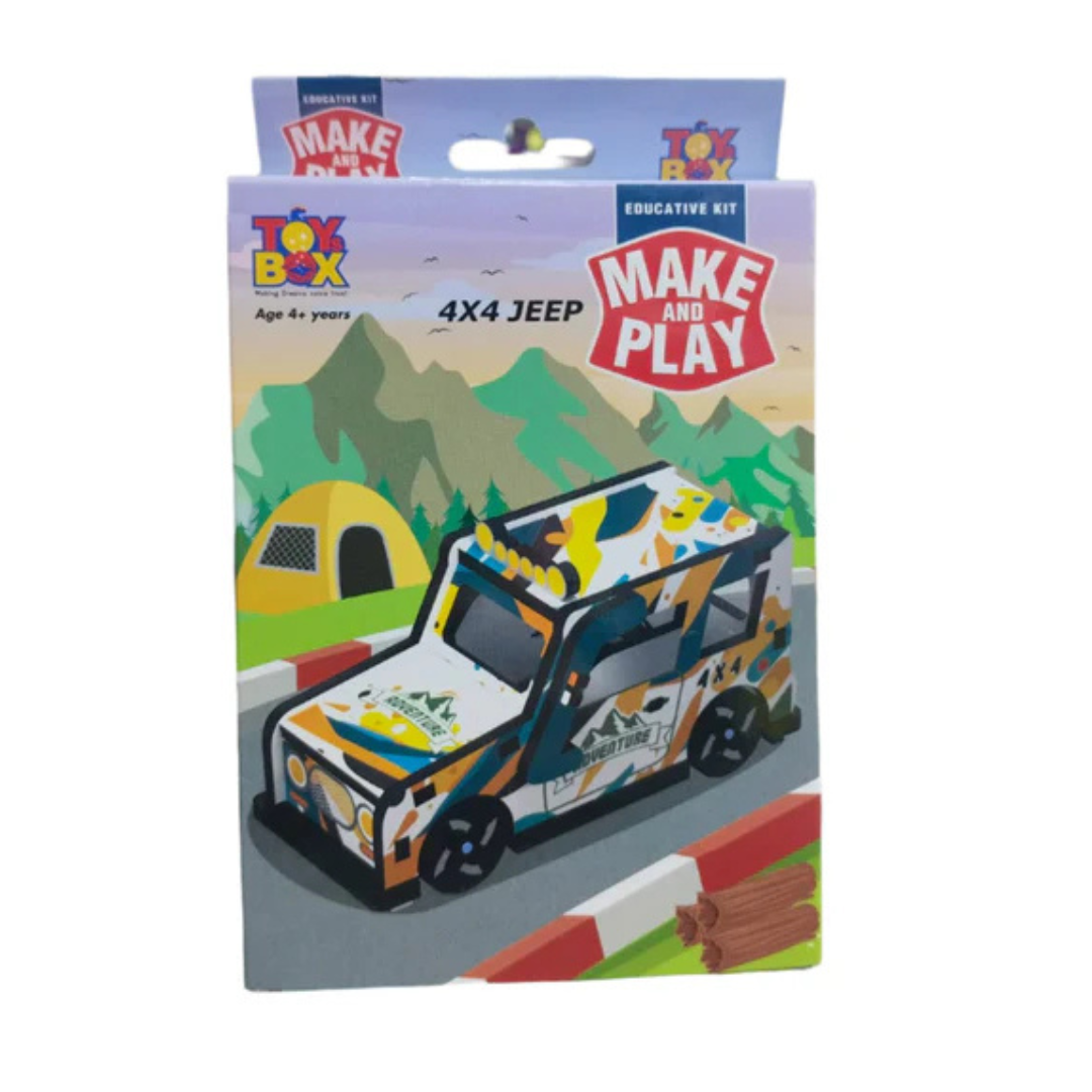 DIY MAKE AND PLAY RACE CAR