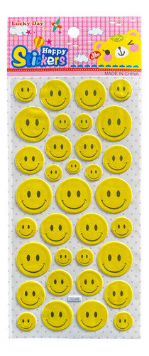 Puffy 3D Stickers set of any 3