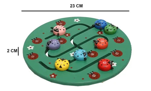 Wooden Ladybug Maze