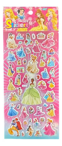 Puffy 3D Stickers set of any 3
