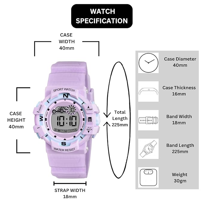 Mini Digital Sport Watch (1pc)