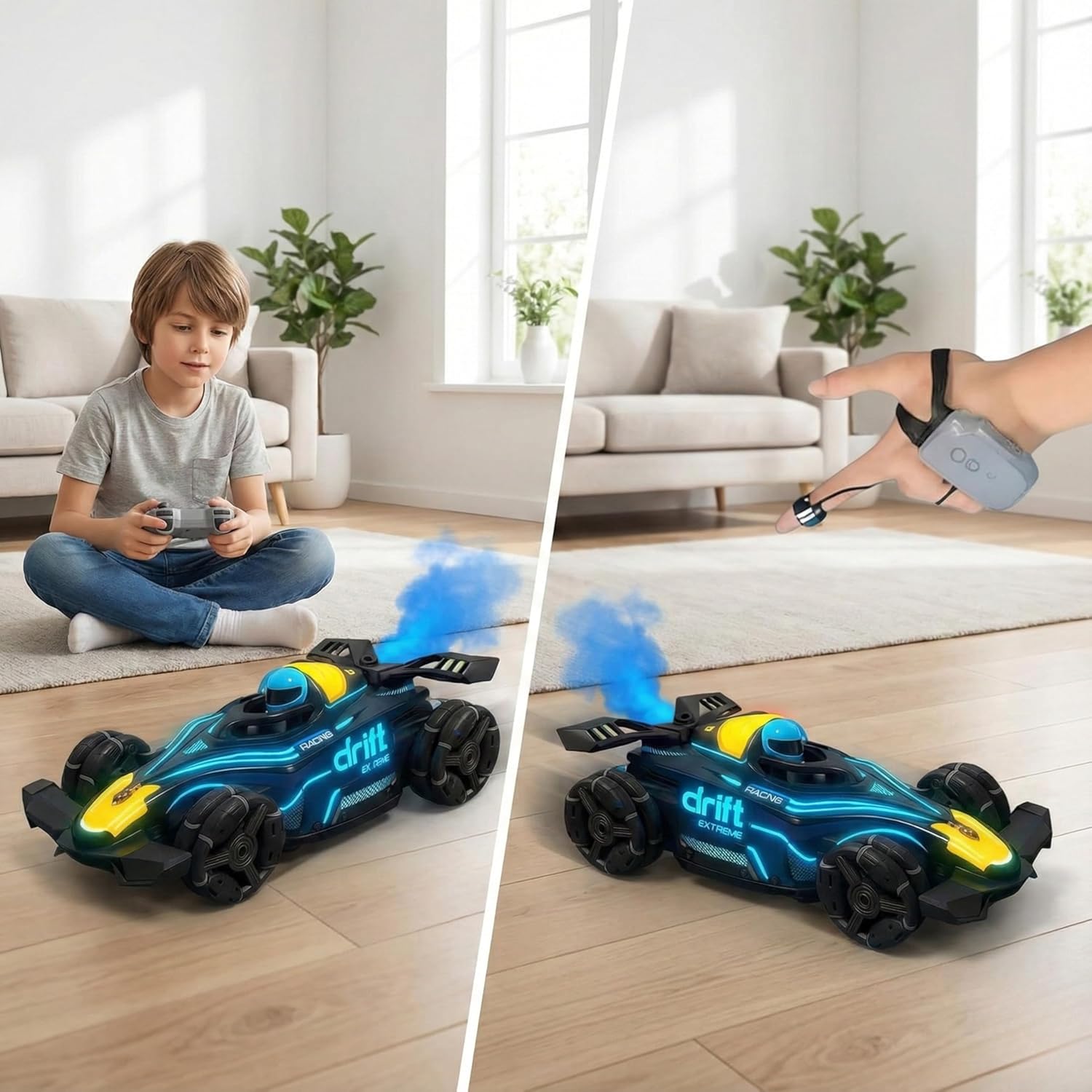 RC Drift Stunt Car Smoke with Hand sensor