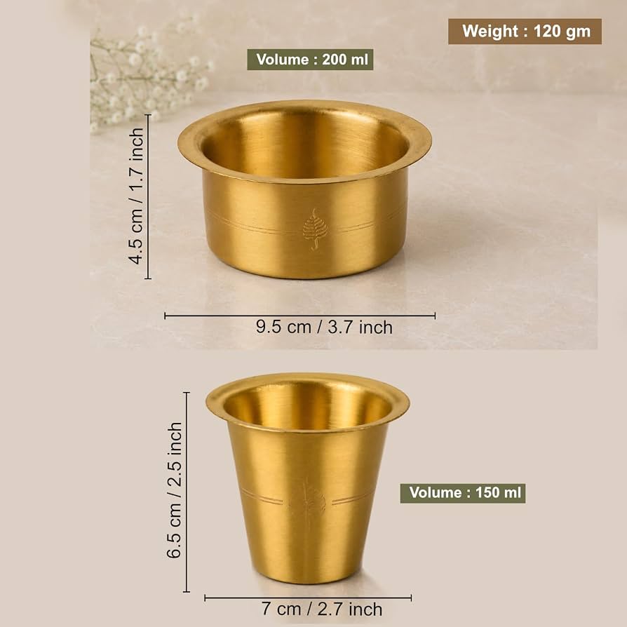 Brass Dabara set