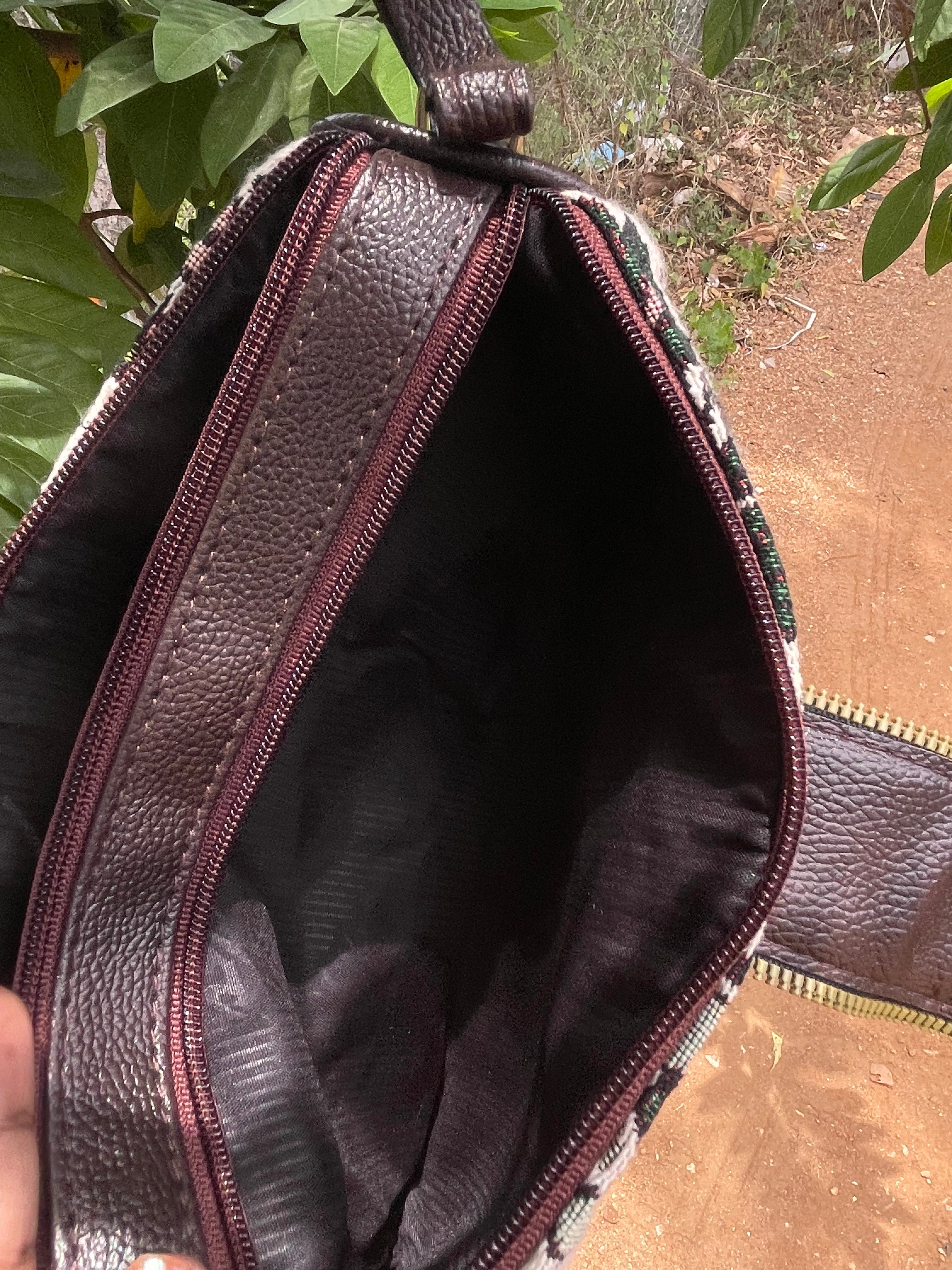 Jacquard Sling Bags for Women-flower pattern