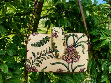 Jacquard Sling Bags for Women-flower pattern