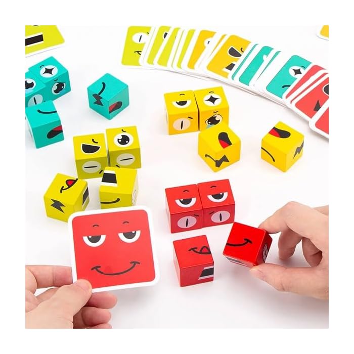 Face Changing Emoji Cube - Without Box