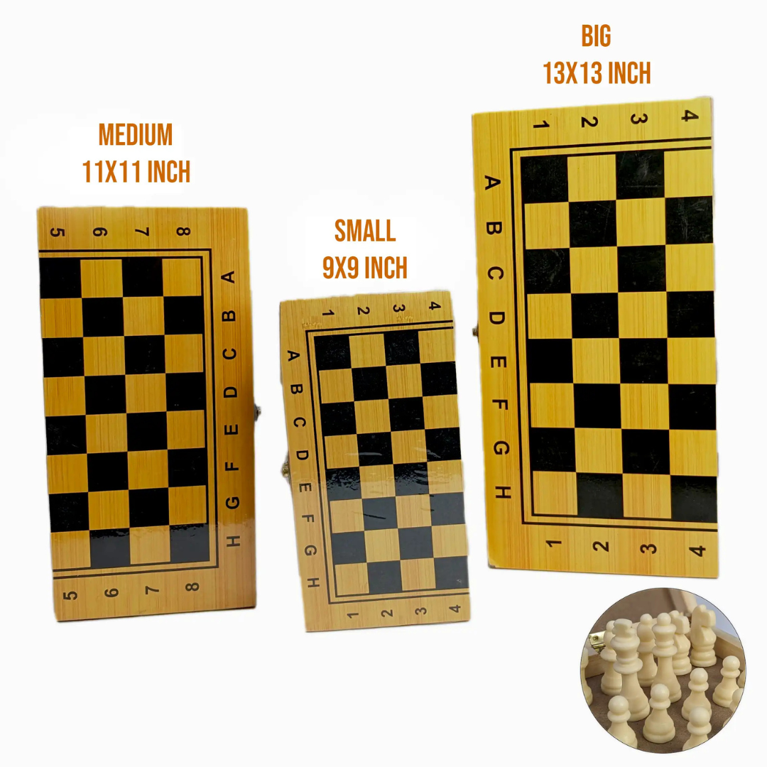 Foldable Wooden chess