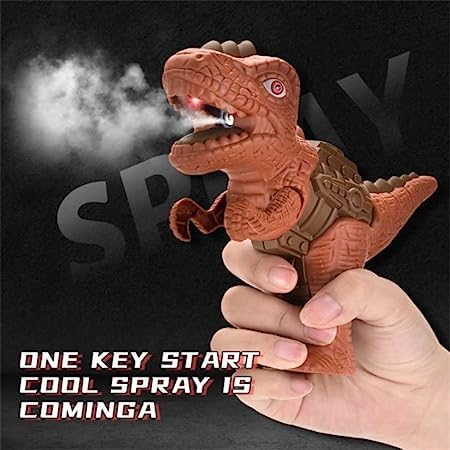 Dinosaur Water Spray Guns with Light(Multicolor)
