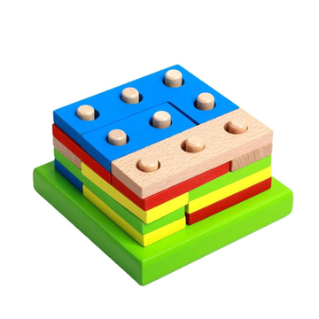 Geometry Shapes assembly Puzzle Building Blocks