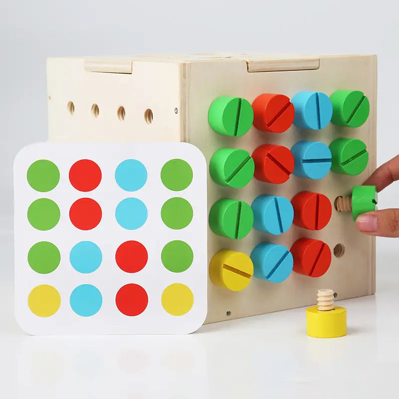 Nut Shape Pairing Box - Shape sorting toy