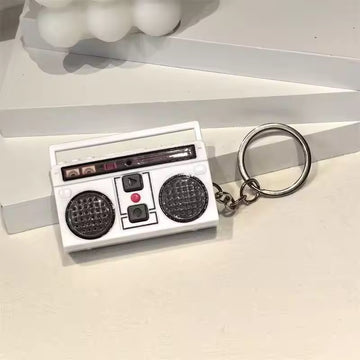 Retro Radio Recording Key Chain