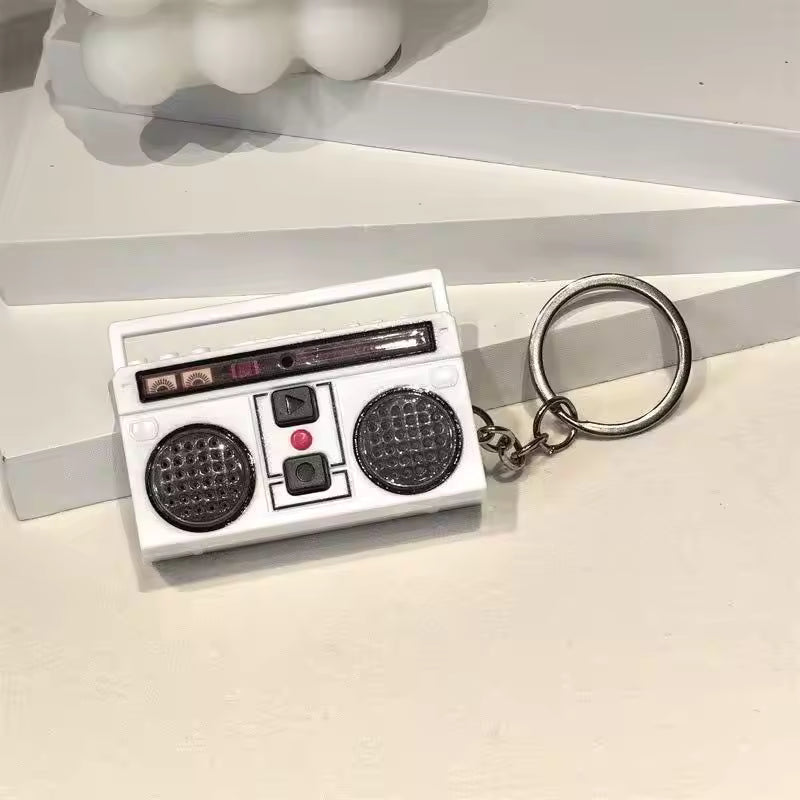 Retro Radio Recording Key Chain