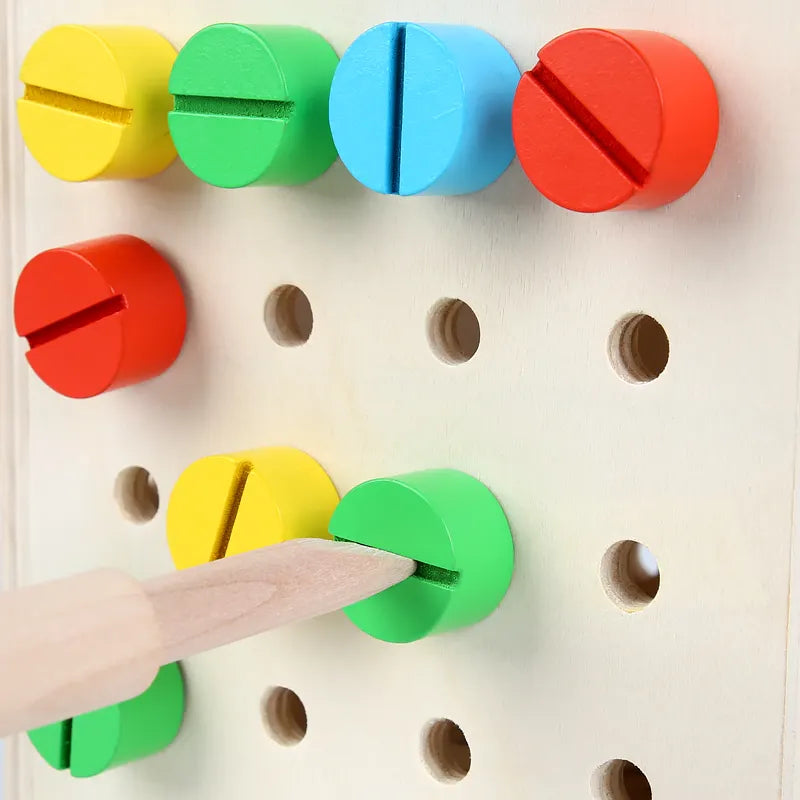 Nut Shape Pairing Box - Shape sorting toy
