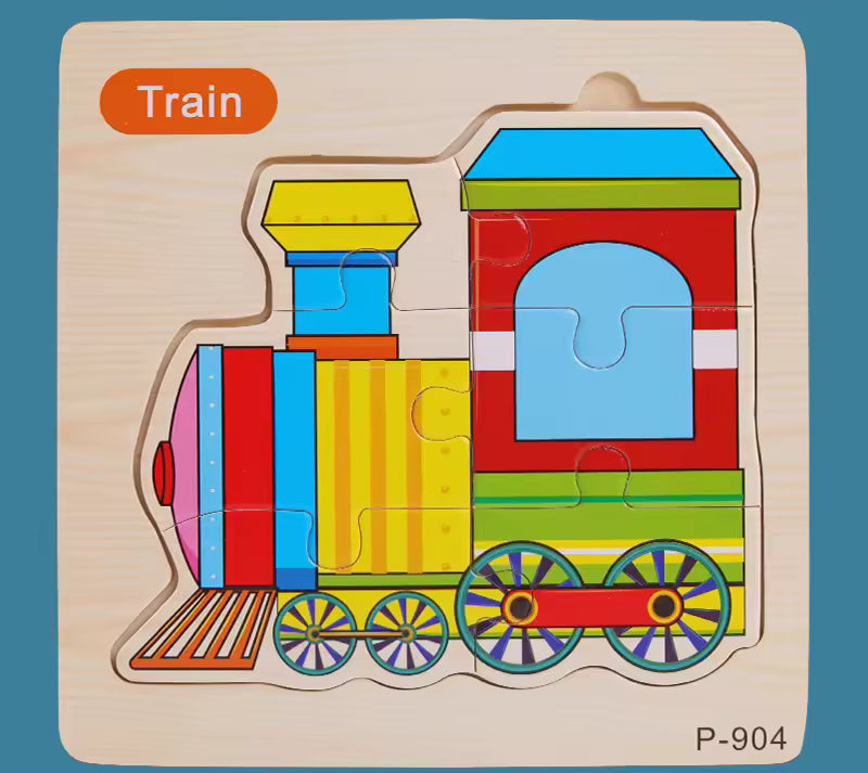 3D Animal Wooden Jigsaw Puzzle
