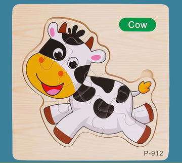 3D Animal Wooden Jigsaw Puzzle