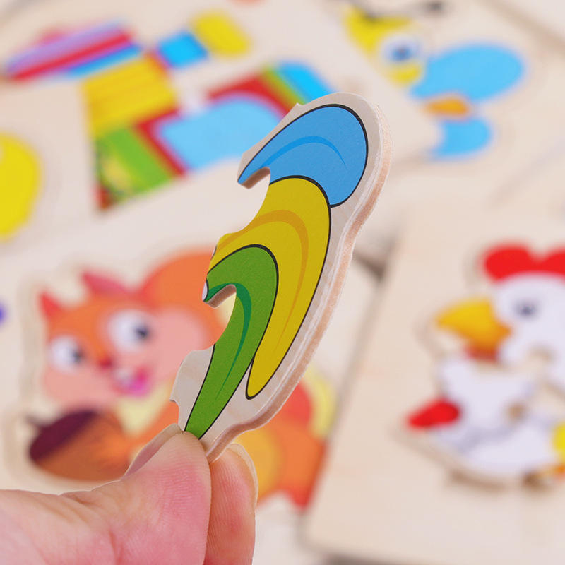3D Animal Wooden Jigsaw Puzzle