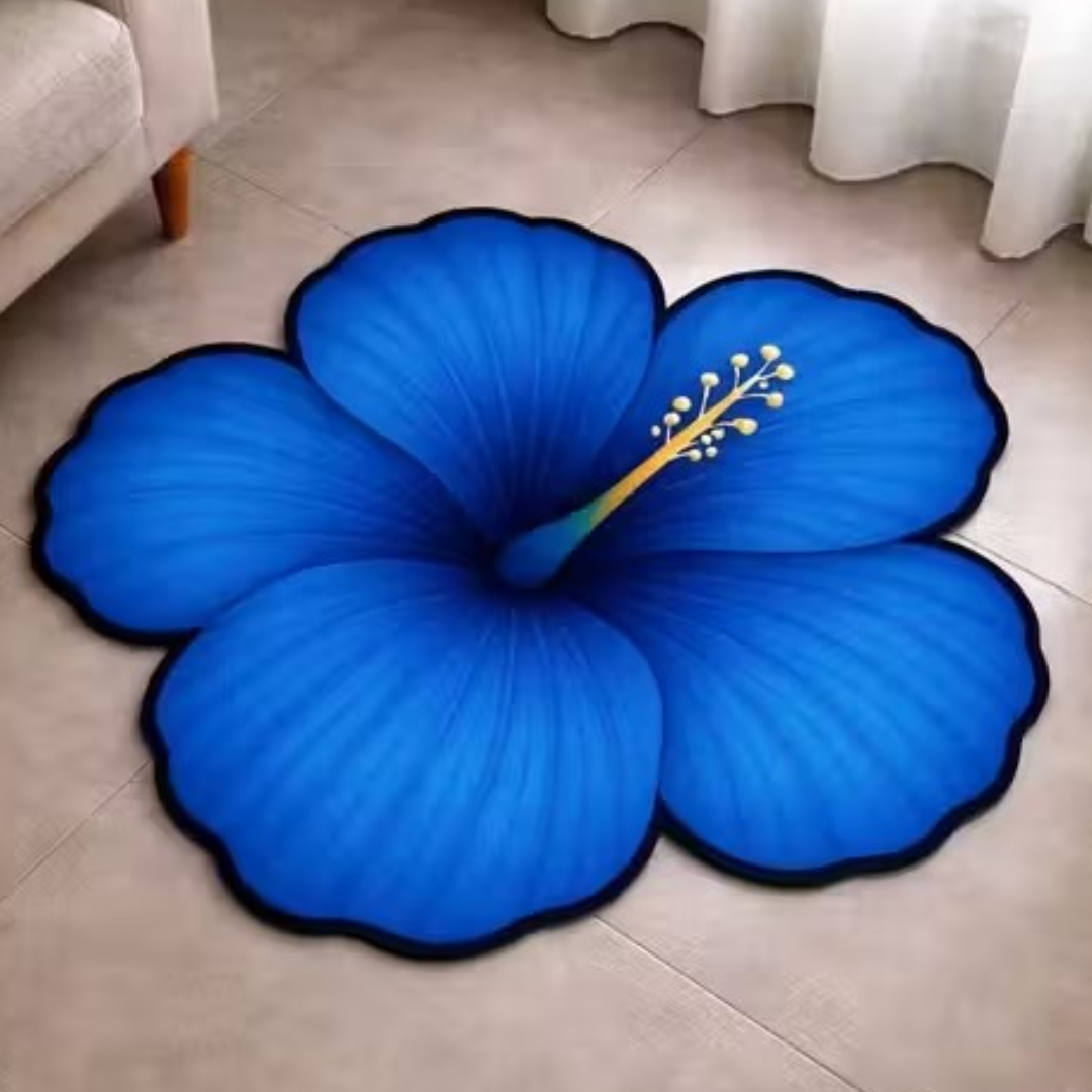7D Hibiscus Anti skid Waterproof Mat (1pc)